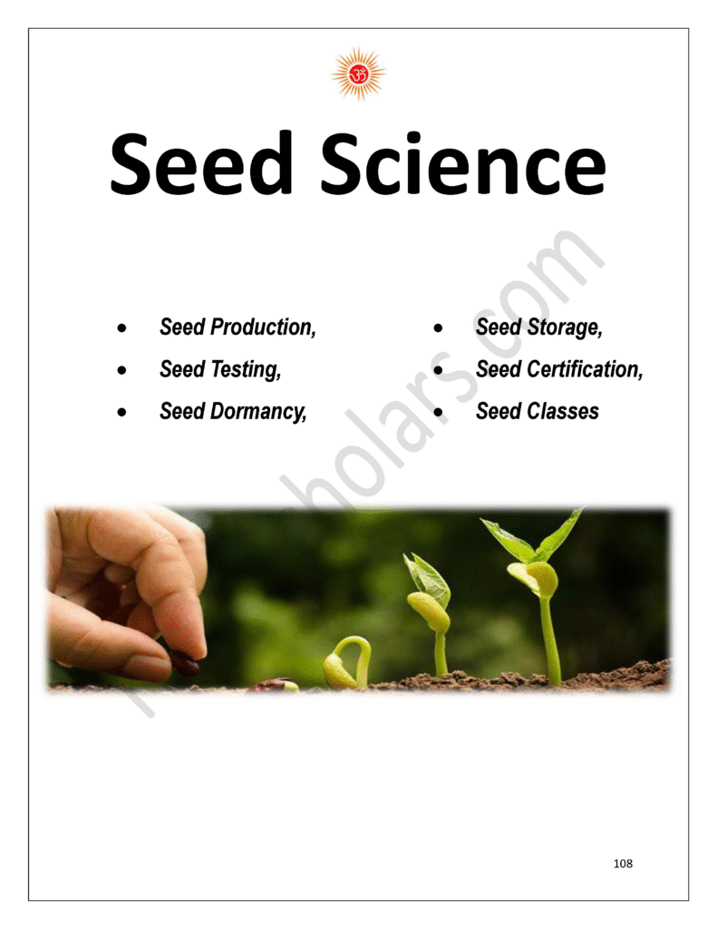 Chapter 2.2 - Seed Science E-Book