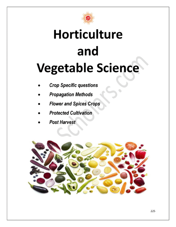Chapter 2.5 – Horticulture And Vegetable Science E-Book